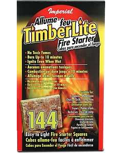 KK0313 TIMBERLITE FIRESTARTER FIRESTARTER SQUARES 144