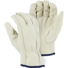 32-1383AA-S - WCS White Leather Driver Gloves - Small - 2510T-S