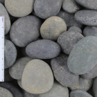 Mexican Beach Pebble - Black 2-3" (Non-Polished)