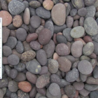 Mexican Beach Pebble - Red 1/2-1" (Non-Polished)