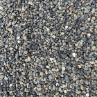 Mexican Beach Pebble - Black La Paz 3/8"-5/8" (Non-Polished)