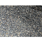 Mexican Beach Pebble - Black La Paz 1/8-1/4" (Non-Polished)