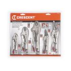 CLP5SETN-08 - Crescent 5 Piece Curved and Long Nose Locking Plier Set
