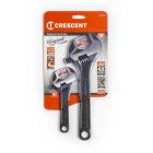 ATWJ2610VS - Crescent 2 Piece Wide Jaw Adjustable Wrench Set 6" & 10"