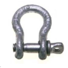 T9640335 - Campbell 3/16" Anchor Shackle, Screw Pin, Hot Galvanized