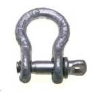 T9640535 - Campbell 5/16" Anchor Shackle, Screw Pin, Hot Galvanized