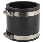 ProSource Rubber Flex Coupling 3" - PVC, Black - 4539557