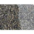 Mexican Beach Pebble - Black La Paz 1/4"-1/2" (Non-Polished)