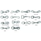 T7615102 - Campbell 1" Rigid, Strap Eye Bolt Snap, Nickel Plated #25Z
