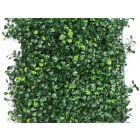 Hawthorn Dark Hedge Artificial Ivy Panel - 20" x 20" - Color: Dark Green & Yellow. Leaf Size: Small Leaf (1/2" x 3/8")-20"x20"